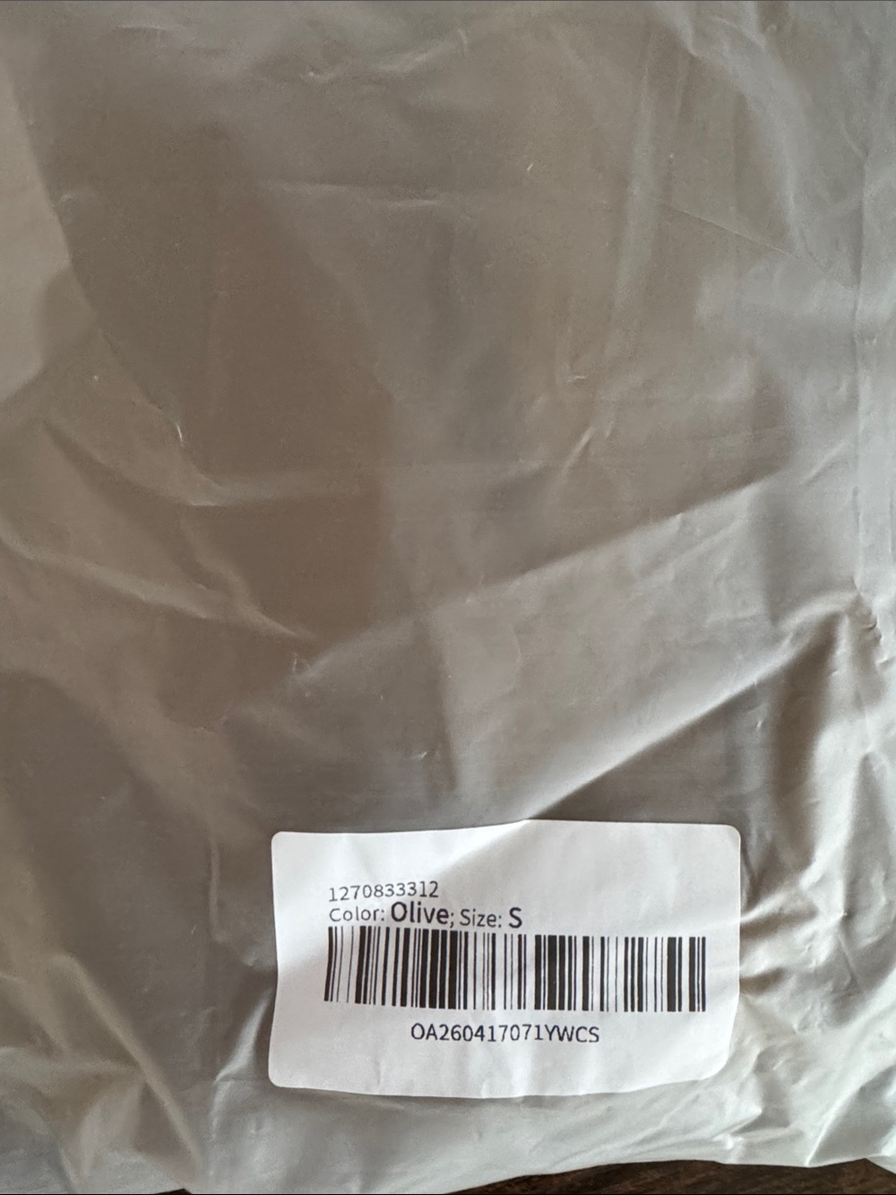 NWT Commense Olive Draped V-Neck Knit Top Size S - Picture 6 of 6